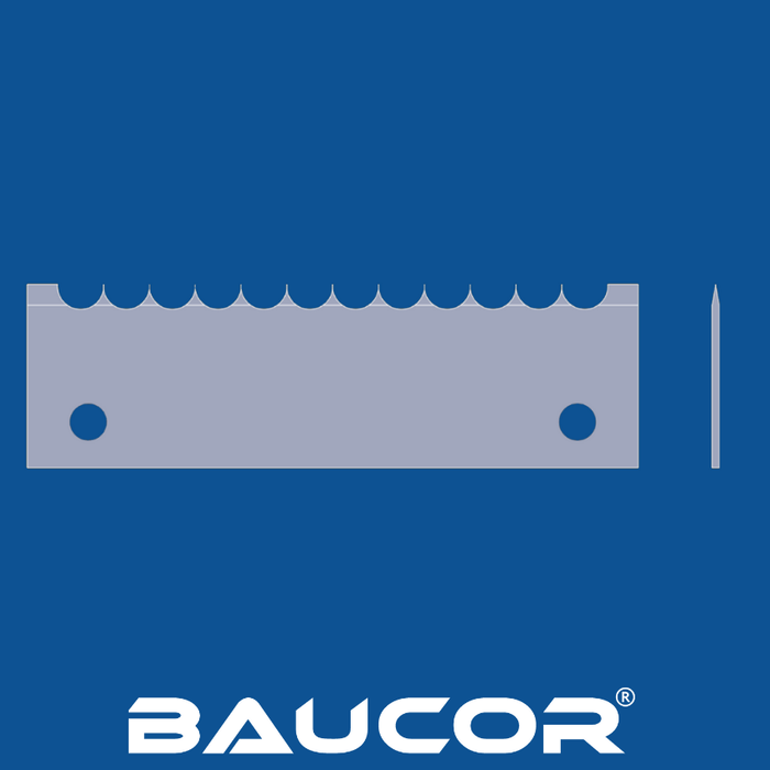 Ostrze proste z perforacją falistą o długości 5", numer części 91057